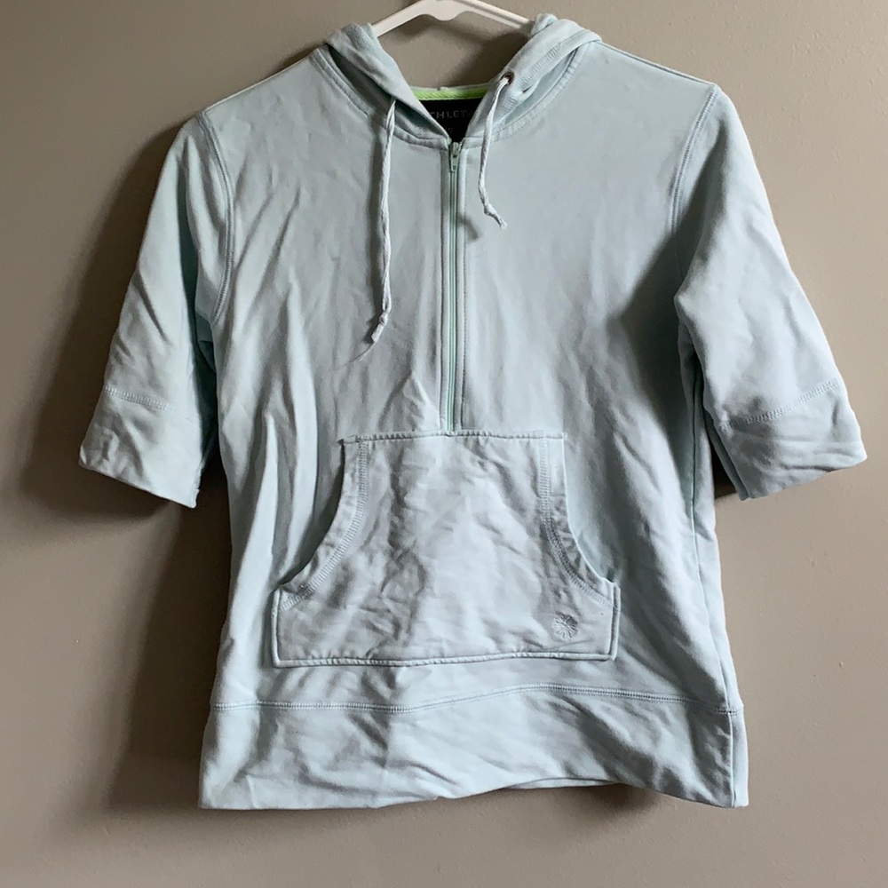 Athleta Half Zip Hooded Top, Sz XS